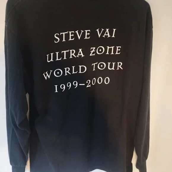 Steve Vai Vintage Shirt Official Ultra Zone World Tour 1999-2000